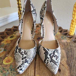 Express 'Snakeskin' Pump
